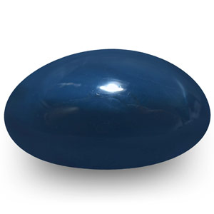 9.35-Carat Dark Blue Star Sapphire with Sharp 6-Ray Star (IGI) - Click Image to Close