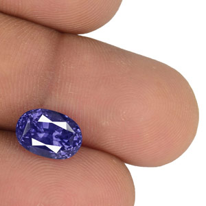 4.20-Carat VS-Clarity Rich Violetish Blue Sapphire from Ceylon - Click Image to Close