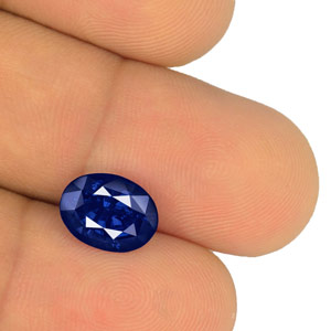 3.94-Carat Rare GRS-Certified Unheated "Royal Blue" Sapphire - Click Image to Close