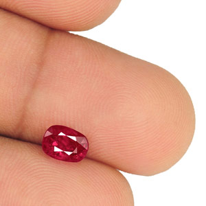 1.00-Carat Unheated Rich Pinkish Red Ruby from Burma (IGI) - Click Image to Close