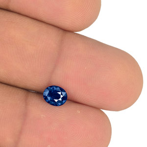 0.87-Carat Unheated VVS-Clarity Vivid Royal Blue Sapphire (IGI) - Click Image to Close