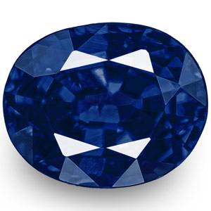 1.10-Carat Pair of IGI-Certified Unheated Royal Blue Sapphires - Click Image to Close