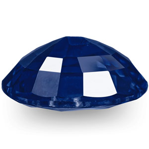 0.54-Carat Flawless Royal Blue Nigerian Sapphire (Unheated) - Click Image to Close