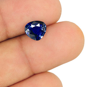 2.15-Carat Unheated VVS-Clarity Royal Blue Sapphire from Ceylon - Click Image to Close