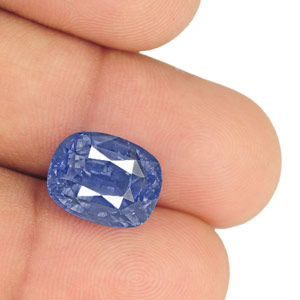 10.97-Carat Top-Grade Unheated "Cornflower Blue" Sapphire (GRS) - Click Image to Close