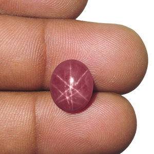 7.51-Carat Rare "Double-Star" Ruby from Quy Chau Mines (Vietnam) - Click Image to Close