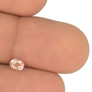 0.41-Carat GRS-Certified Unheated Soft Orangy Pink Padparadscha - Click Image to Close