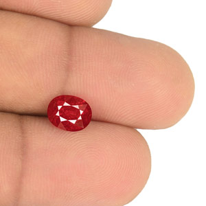 2.12-Carat Unheated Fiery Neon Red Ruby from Mozambique (IGI) - Click Image to Close