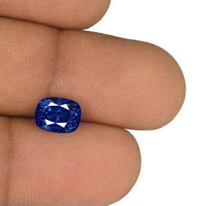 2.38-Carat Rare Unheated Royal Blue Sapphire from Burma (GRS) - Click Image to Close