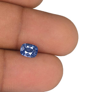 1.34-Carat Unheated VS-Clarity Intense Blue Burmese Sapphire - Click Image to Close