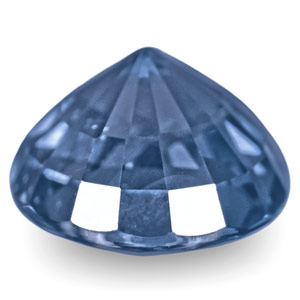 1.24-Carat 6mm Round VVS Cornflower Blue Burmese Sapphire (IGI) - Click Image to Close