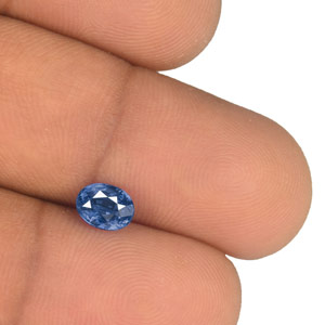 1.29-Carat Rare VVS-Clarity Velvety Blue Burmese Sapphire (IGI) - Click Image to Close