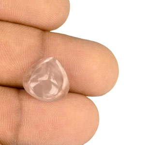 10.74-Carat Unheated Cabochon-Cut Padparadscha from Sri Lanka - Click Image to Close