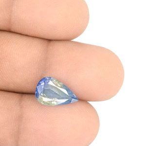 4.73-Carat Eye-Clean Velvety Pastel Blue Kashmir Sapphire (GIA) - Click Image to Close