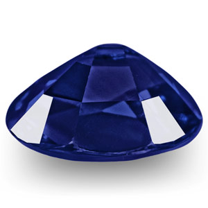 1.00-Carat GRS-Certified Unheated Vivid Royal Blue Sapphire - Click Image to Close