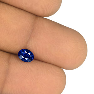 1.19-Carat Flawless Unheated Royal Blue Sapphire (GRS-Certified) - Click Image to Close