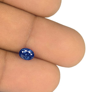 1.17-Carat Top-Grade Unheated "Royal Blue" Ceylon Sapphire (GRS) - Click Image to Close