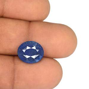 7.70-Carat Natural & Unheated Cornflower Blue Kashmir Sapphire - Click Image to Close