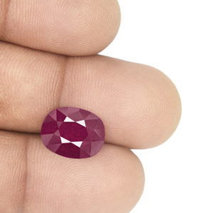 4.79-Carat IGI-Certified Unheated Deep Pinkish Red Ruby - Click Image to Close