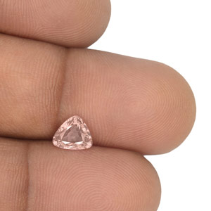 1.23-Carat Eye-Clean Pastel Orangy Pink Padparadscha Sapphire - Click Image to Close