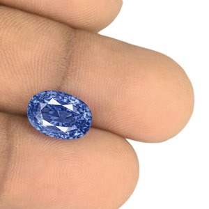 6.00-Carat VS-Clarity Velvety Cornflower Blue Kashmir Sapphire - Click Image to Close