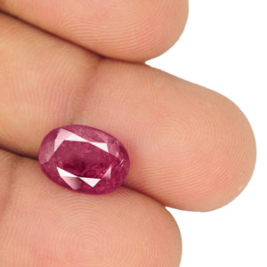 4.58-Carat IGI-Certified Unheated Purplish Red Ruby from Burma - Click Image to Close