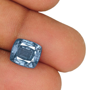 5.64-Carat GIA-Certified Unheated Cushion-Cut Blue Sapphire - Click Image to Close