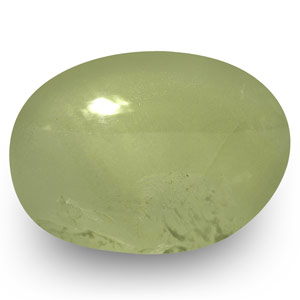 3.08-Carat IGI-Certified Greyish Green Chrysoberyl Cat's Eye - Click Image to Close