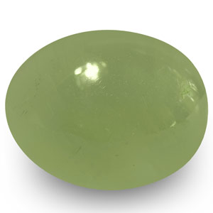 3.02-Carat Greyish Green Chrysoberyl Cat's Eye from India (IGI) - Click Image to Close