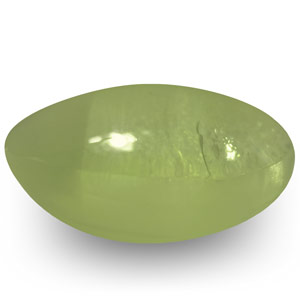 3.32-Carat Intense Yellowish Green Indian Chrysoberyl Cat's Eye - Click Image to Close