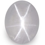 3.70-Carat VS-Clarity Soft Greyish Violet Ceylon Star Sapphire
