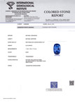 6.33-Carat Lustrous Fiery Blue Sapphire from Burma (Unheated)