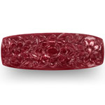 99.71-Carat Unheated Blood Red Ruby with Intricate Carving (GII) 99.71-Carat Unheated Blood Red Ruby with Intricate Carving (GII)