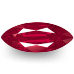1.02-Carat Unheated Eye-Clean Neon Pinkish Red Marquise-Cut Ruby 1.02-Carat Unheated Eye-Clean Neon Pinkish Red Marquise-Cut Ruby