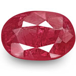 1.85-Carat Natural & Unheated Oval-Cut Burmese Ruby