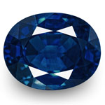 0.56-Carat IGI-Certified Unheated Royal Blue Nigerian Sapphire