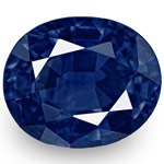 0.52-Carat Unheated VVS-Clarity Intense Cornflower Blue Sapphire