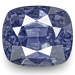 2.86-Carat Unheated Eye-Clean Cushion-Cut Ceylon Sapphire (IGI)