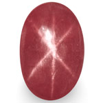 3.08-Carat Unheated Lively Pinkish Red Star Ruby from Vietnam