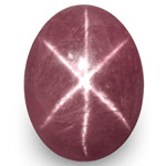 8.27-Carat Purple Red Vietnamese Star Ruby (Sharp 6-Ray Star)