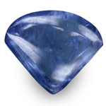 4.39-Carat Cabochon-Cut Lively Intense Blue Tanzanite (GRS)