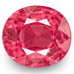 0.73-Carat Lustrous Pink Oval-Cut Spinel from Mogok, Burma 0.73-Carat Lustrous Pink Oval-Cut Spinel from Mogok, Burma
