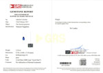 2.34-Carat Top-Grade Unheated VVS Royal Blue Sapphire (GRS)
