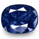 1.12-Carat Cushion-Cut Fiery Vivid Royal Blue Burmese Sapphire