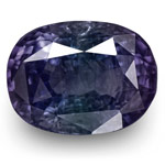 5.59-Carat IGI-Certified Violetish Blue Sapphire from Kashmir