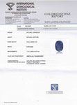 5.59-Carat IGI-Certified Violetish Blue Sapphire from Kashmir