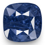 4.29-Carat Unheated Deep Blue Cushion-Cut Kashmir Sapphire (IGI)