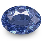 1.58-Carat Flawless Oval-Cut Sapphire from Ceylon (GRS)