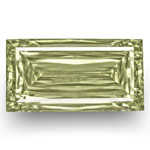 1.10-Carat IGI-Certified K-Color VS1-Clarity Rectangular Diamond