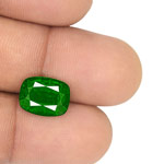 5.39-Carat Beautiful Eye-Clean Royal Green Zambian Emerald (GRS)